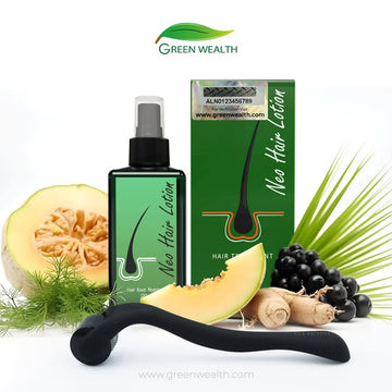 New Hair Lotion Hair Growth + FREE DERMA ROLLER